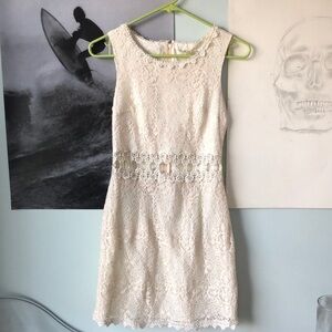 Alythea Creme lace dress